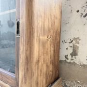 XXL industrial sideboard with glass doors