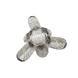 Vintage 1970s Vannes Glass Centerpiece Bowl - Petal Design - Unsigned