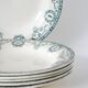 Set of 6 deep plates in Terre de Fer, Salins model "Cambacéres" 19th century