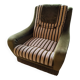 Vintage 70s fabric armchair