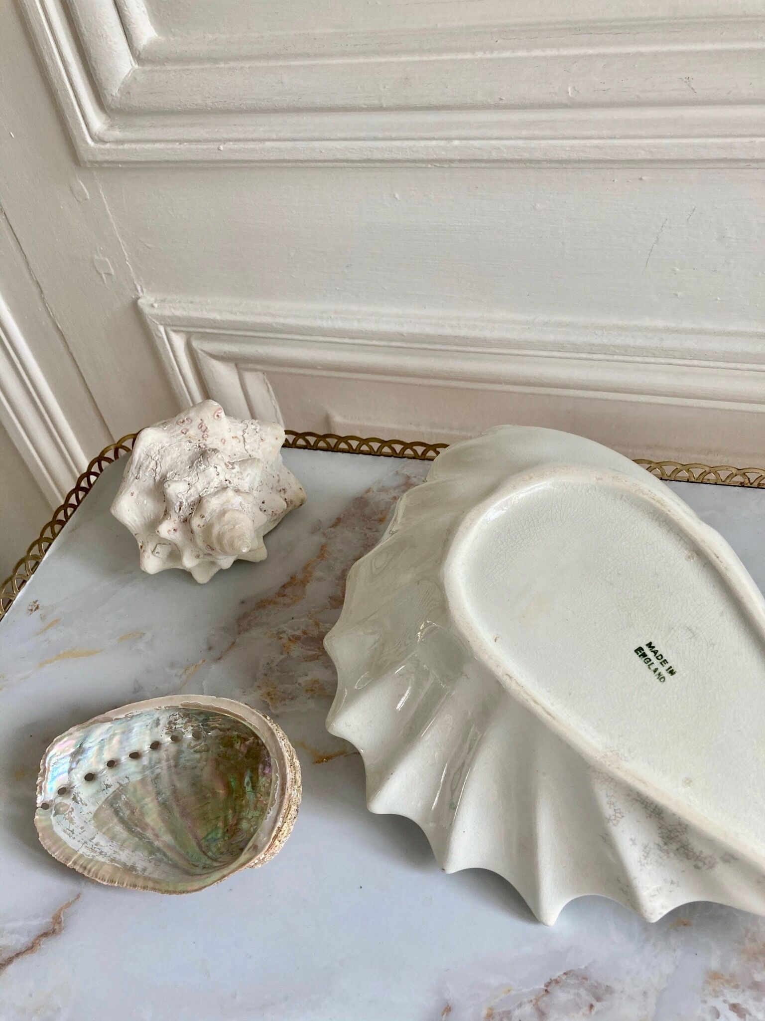 Empty cut English shell pocket