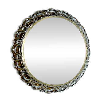 Grand miroir de sorcière vintage