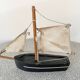 Small basin sailing boat, antique toy