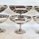 Stainless steel ice cream cups, hexagonal shape (ref2)