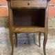 Chevet Table Nuit Style LOUIS XV Bois Tiroir + Case Vintage