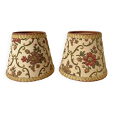 Pair of clip-on lampshades