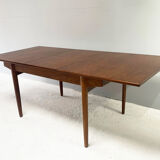 Danish 1960’s mid century modern maple extending dining table