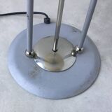 Glass and metal table lamp - Italian design 1990