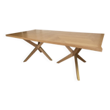 Oak table "Jane" by Roche Bobois