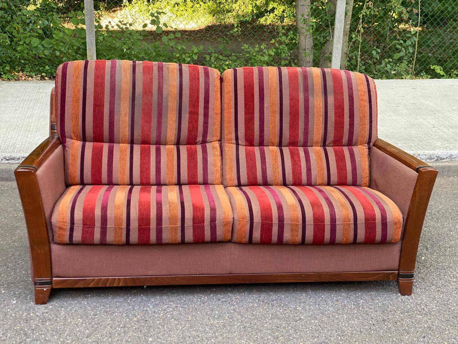 Two-seater sofa Art Deco inspiration Cavel France 2000s