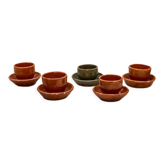 Handmade ceramic egg cups