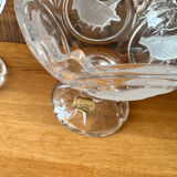 Vintage arque crystal dessert cups