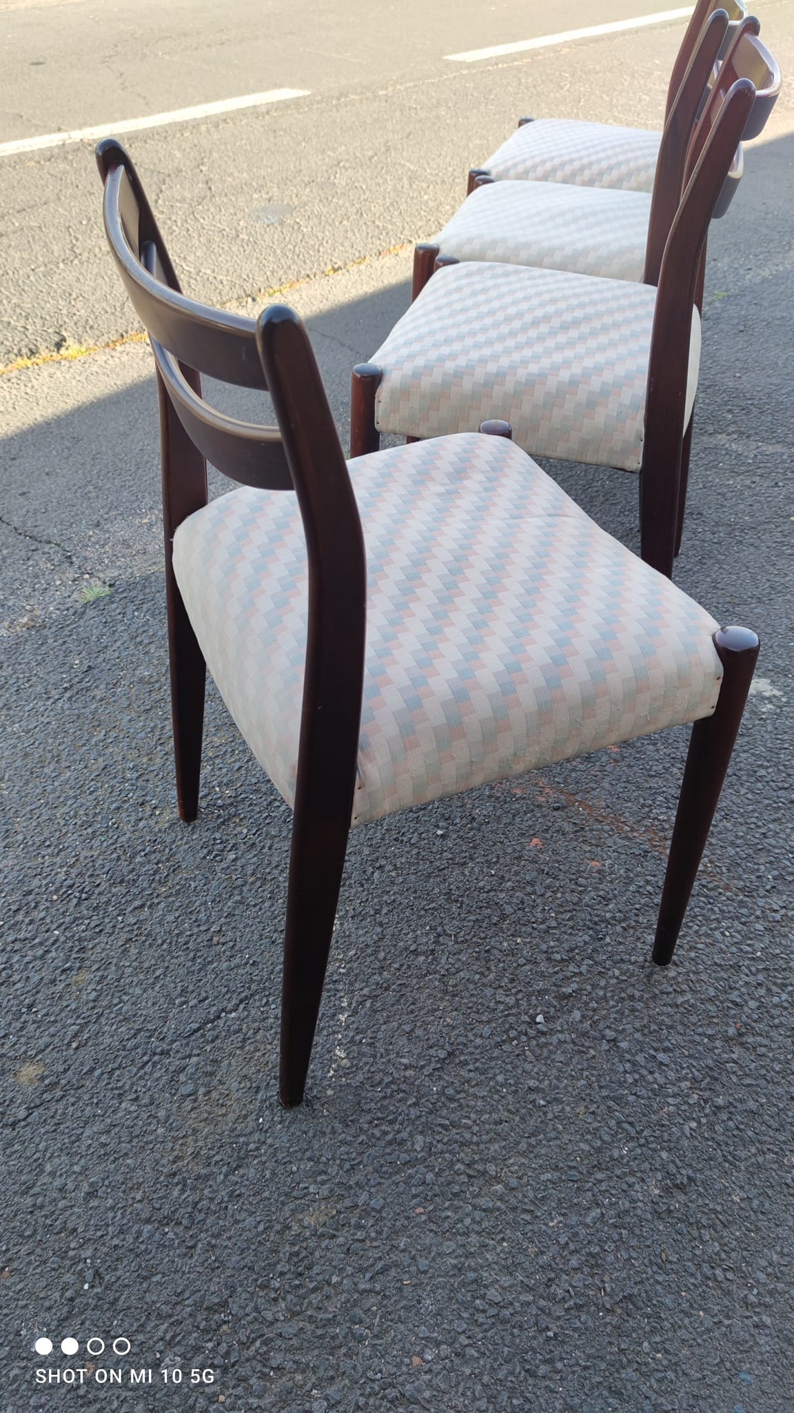 Série de 4 chaises scandinave vers 1960