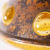 Nanny Still Copper Glass Brutalist Cone Pendant, RAAK, 1960s