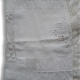 Old square tablecloth