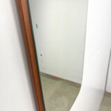 Mirror with wooden teak edge