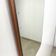 Mirror with wooden teak edge