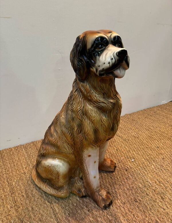 Chien en faïence 1970