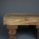 Small Brutalist Pine Coffee Table, 1970s