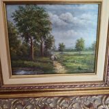 Tableau ancien signé