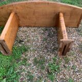 Hugues Chevallier art deco retractable console table