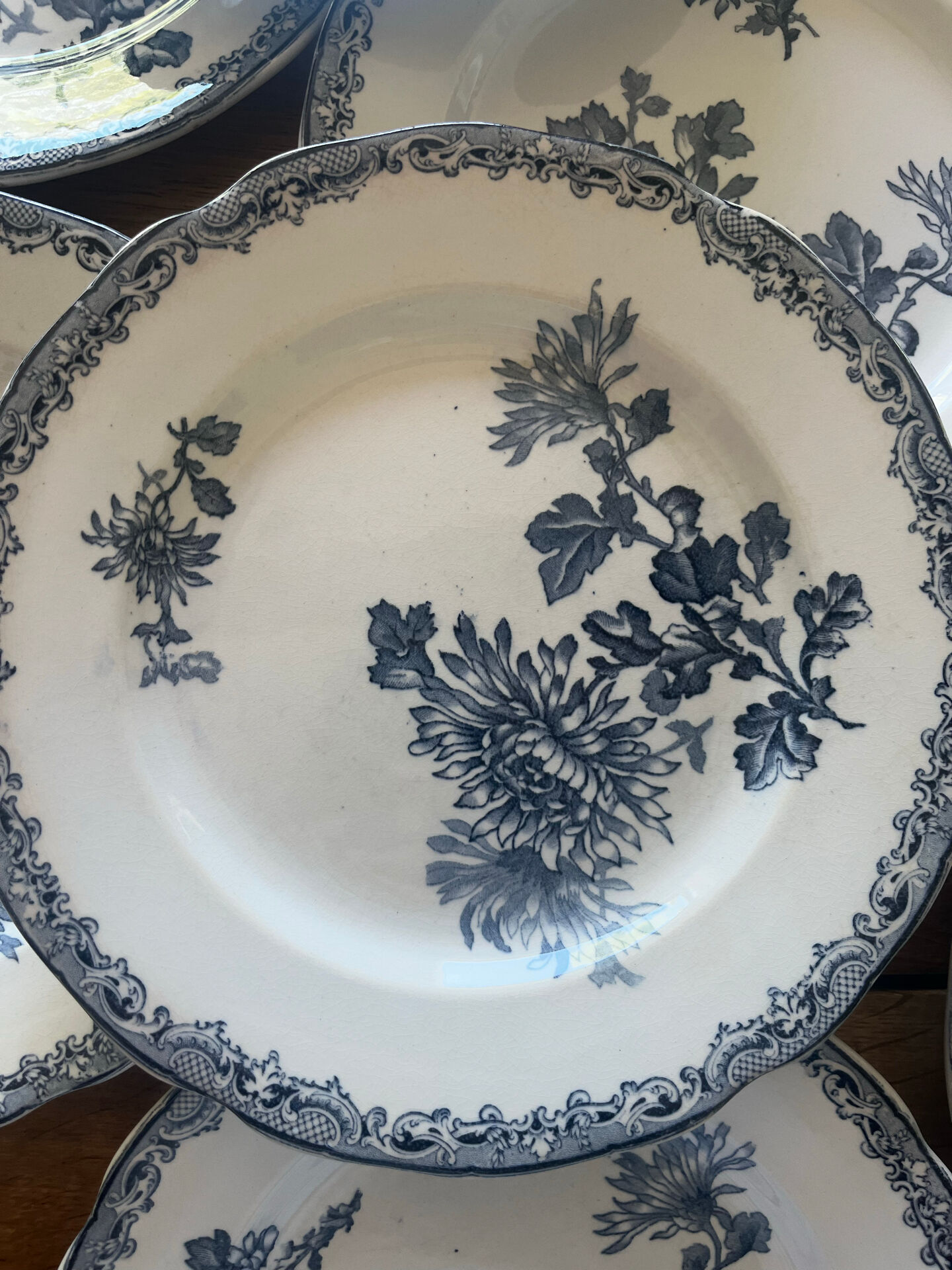 10 ironstone plates