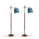 Pair of 1940s-50s Floorlamps by Lysberg, Hansen & Terp.