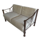 Wrought iron sofa