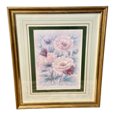 Botanical frame peonies