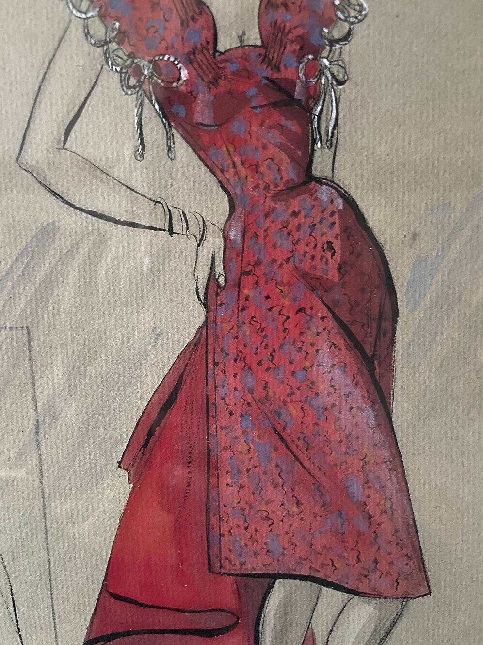 Fashion drawing G. Mazoyer