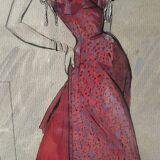 Fashion drawing G. Mazoyer