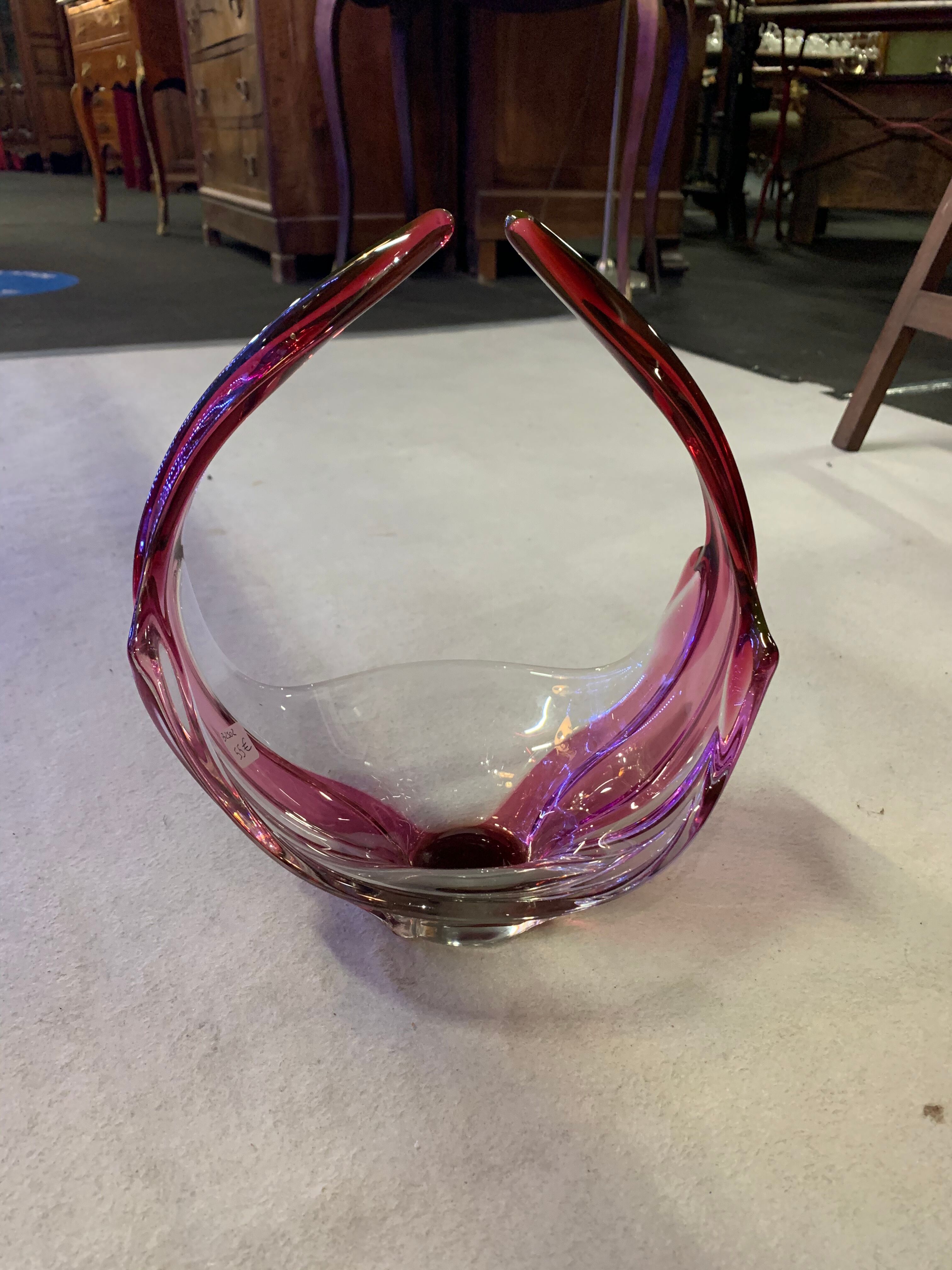 Vintage crystal vase