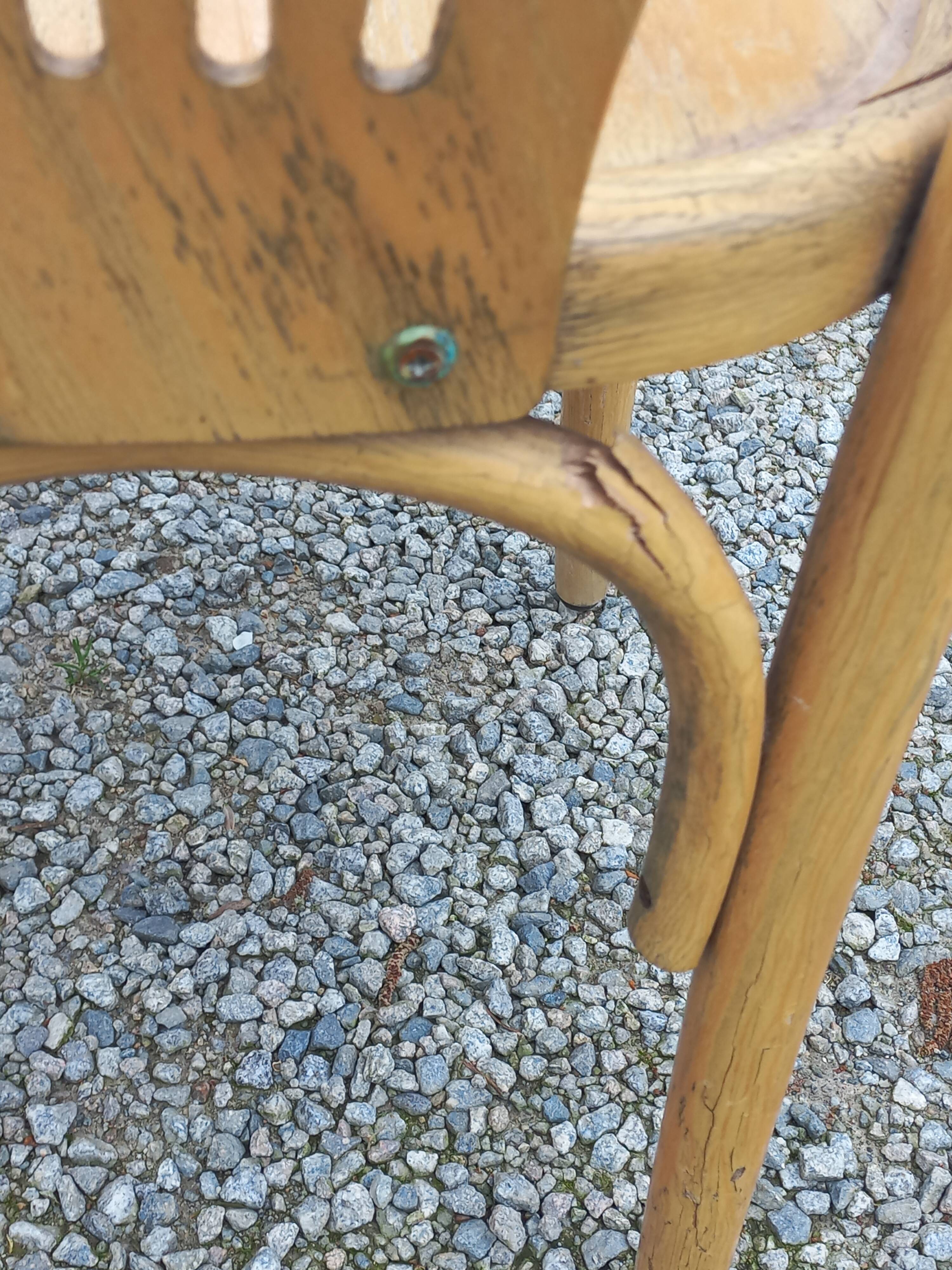 Set of 8 bistro chairs from the 50s/60