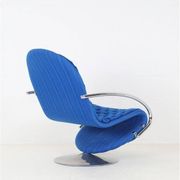 Fritz Hansen / Verner Panton “1-2-3” swivel chair / armchair / Space Age / Mid Century Danish Modern Design / 70s