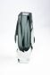 Faceted submerged vase, grey-blue Murano glass – dlg Flavio Poli