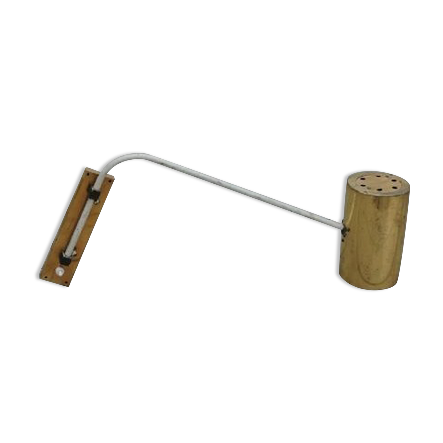 Lampe applique tuyau rotule vintage 1950 laiton