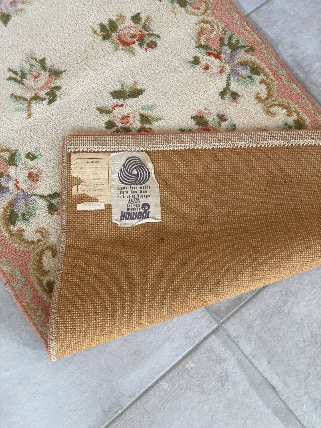 Vintage rug from the 1960s