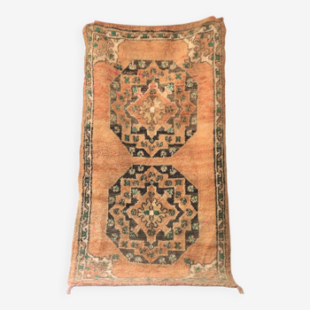 Vintage Moroccan rug Khenifra. Handmade, pure wool. 200x110cm