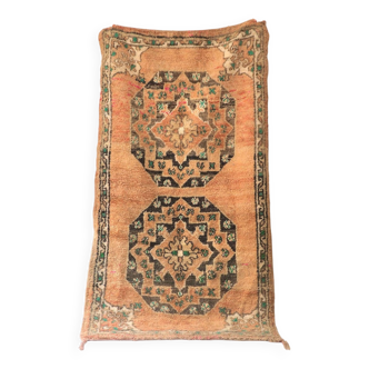 Vintage Moroccan rug Khenifra. Handmade, pure wool. 200x110cm