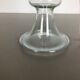 danish modern clear glass Table Light base by HOLMEGAARD, Denmark 1970s