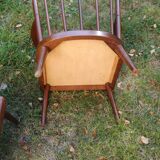 Pair of Baumann fan armchairs