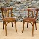 Paire de chaises bistrot Baumann