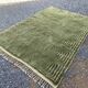Handwoven natural wool rug, size 140/260 cm.