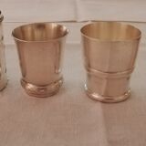 Set of 7 timpani in silver metal