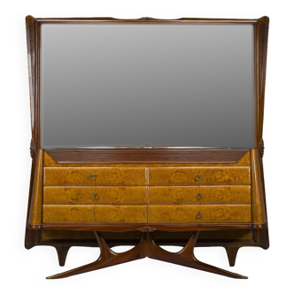 Dressing Table or Console with Mirror by Vittorio Dassi, 1950s