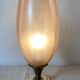 Pink tulip lamp by Laurent Rougier, 70s-80s