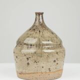 Stoneware soliflore vase by Gustave Tiffoche, 1970