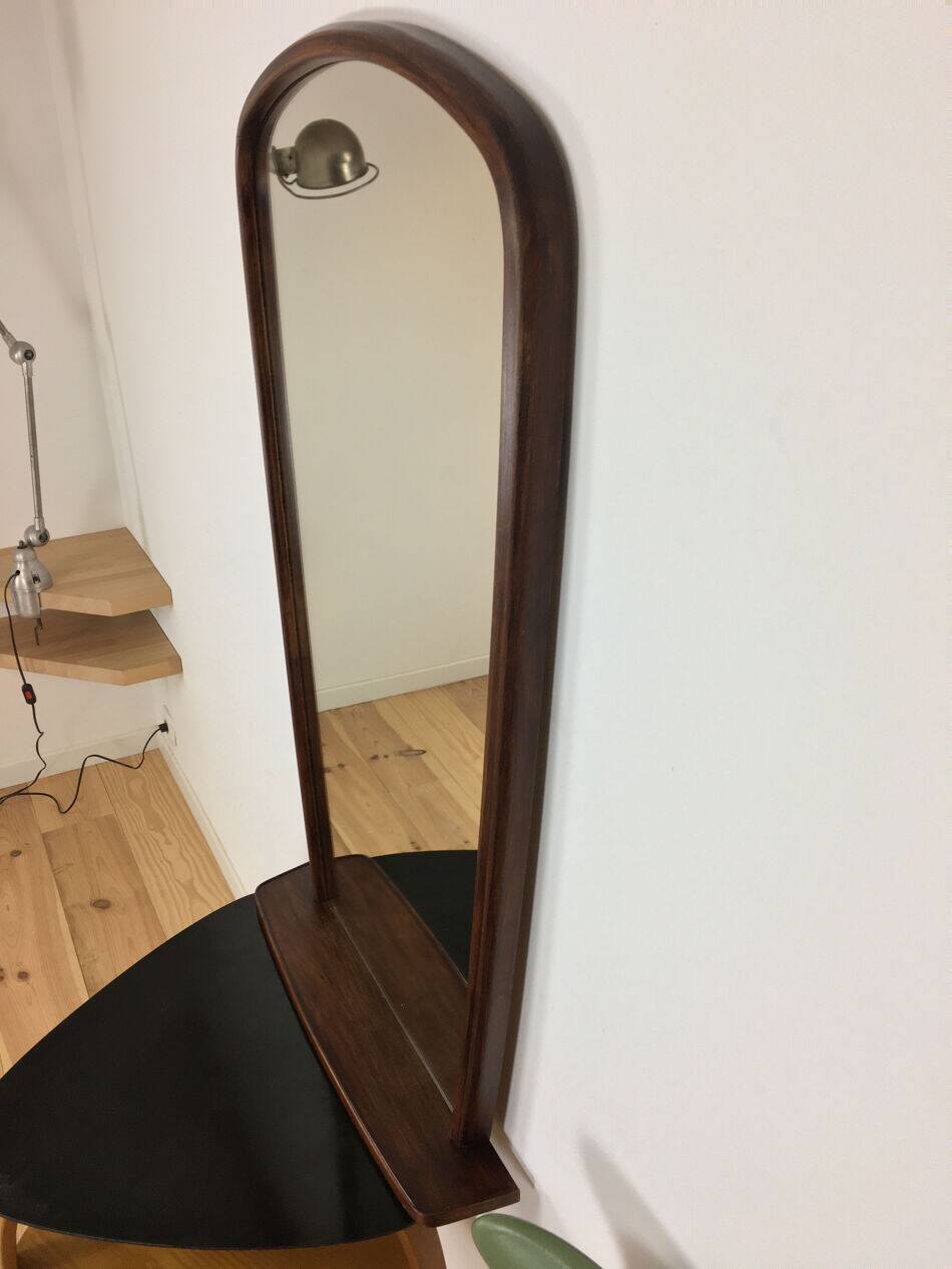 Miroir scandinave à tablette 116x68 cm