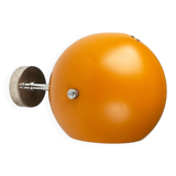 Mid-century Danish space age yellow ball wall lamps by Louis Poulsen, 1960s, set of 3.