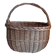 Vintage wicker oval basket